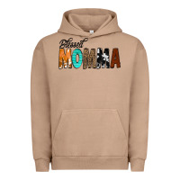 Pigment Burro Blessed Momma Urban Hoodie - CowCowDesign