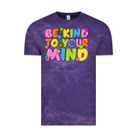 Cloud Purple be kind to your mind Vintage Tee - NancyCooperArtShop