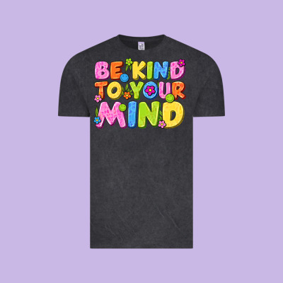 Be Kind To Your Mind Vintage Tee Designed By Nancycooperartshop