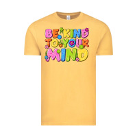 Vintage Mustard be kind to your mind Vintage Tee - NancyCooperArtShop