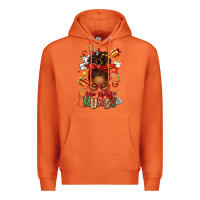 Carrot one merry nurse afro messy bun Premium Hoodie - texasbilliewilder