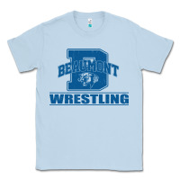 Dusty Blue beaumont wrestling Classic Tee - Jasminsmagicworld