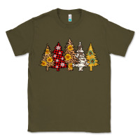 Army Green leopard christmas trees Classic Tee - AdoDesignShop