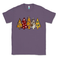 Lavender leopard christmas trees Classic Tee - AdoDesignShop