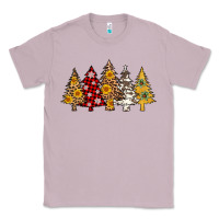 Lilac leopard christmas trees Classic Tee - AdoDesignShop