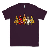 Plum leopard christmas trees Classic Tee - AdoDesignShop