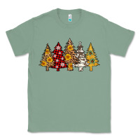 Sage leopard christmas trees Classic Tee - AdoDesignShop