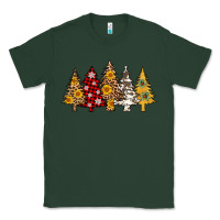 Sports Green leopard christmas trees Classic Tee - AdoDesignShop