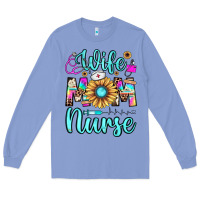 Colony Blue wife mom nurse Long Sleeve Tee - JahusDesignShop