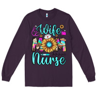 Plum wife mom nurse Long Sleeve Tee - JahusDesignShop