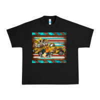 Black western truck farm animals serape leopard turquoise's Urban Heavy Tee - BarkalooDesign