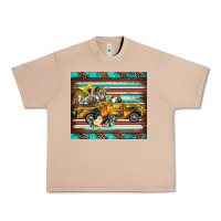 Burro western truck farm animals serape leopard turquoise's Urban Heavy Tee - BarkalooDesign