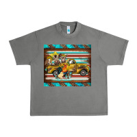 Tornado western truck farm animals serape leopard turquoise's Urban Heavy Tee - BarkalooDesign