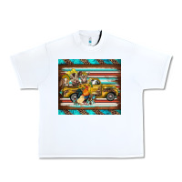 White western truck farm animals serape leopard turquoise's Urban Heavy Tee - BarkalooDesign