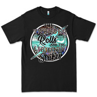 Black the thunder rolls and the lightnin strikes Premium Tee - SublimationCraftShop