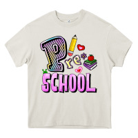 Cream preschool Heavy Core Tee - RanaPortraitStore