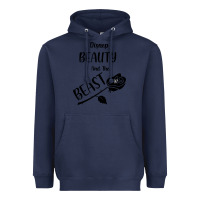 Navy Wrt Beauty And The Beast Heavyweight Hoodie - Bettercallsaul