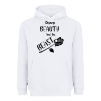 White Wrt Beauty And The Beast Heavyweight Hoodie - Bettercallsaul