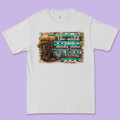 The World Needs More Cowgirls Premium Tee Designed By Sublimationcraftshop
