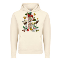 Vintage Artic Christmas martini  and martini bottle Vintage Hoodie - AdoDesignShop