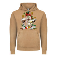 Vintage Camel Christmas martini  and martini bottle Vintage Hoodie - AdoDesignShop