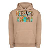 Pigment Burro Blessed Mom Urban Hoodie - CowCowDesign