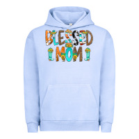 Pigment Grape Ice Blessed Mom Urban Hoodie - CowCowDesign