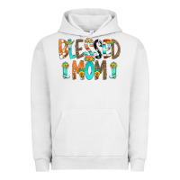 Pigment Lunar Rock Blessed Mom Urban Hoodie - CowCowDesign