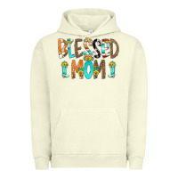 Pigment Pistachio Blessed Mom Urban Hoodie - CowCowDesign