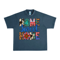 Midnight Navy Home Sweet Home Urban Heavy Tee - LillyAllenDesigns
