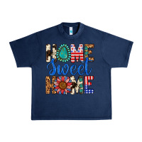 Navy Home Sweet Home Urban Heavy Tee - LillyAllenDesigns