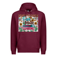 Burgundy sass mode loading Premium Hoodie - JahusDesignShop
