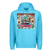 Ocean Blue sass mode loading Premium Hoodie - JahusDesignShop