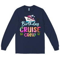 Navy birthday cruise crew Long Sleeve Tee - MaliasSmallBusiness
