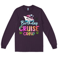 Plum birthday cruise crew Long Sleeve Tee - MaliasSmallBusiness