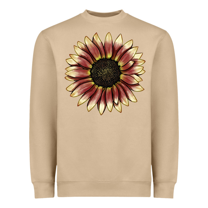 Strawberry Blonde Sunflower Heavyweight Sweatshirt by LillyAllenDesigns | Teevron