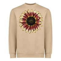 Mushroom strawberry blonde sunflower Heavyweight Sweatshirt - LillyAllenDesigns