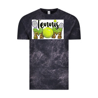 Cloud Black tennis mom Vintage Tee - BarkalooDesign