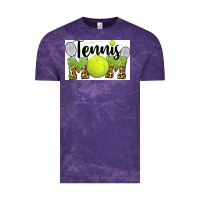 Cloud Purple tennis mom Vintage Tee - BarkalooDesign