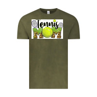Vintage Olive tennis mom Vintage Tee - BarkalooDesign