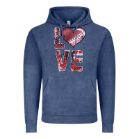 Vintage Denim football love Vintage Hoodie - JahusDesignShop