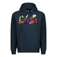 Navy Halloween CMA Certified Medical Assistant Premium Hoodie - NancyCooperArtShop