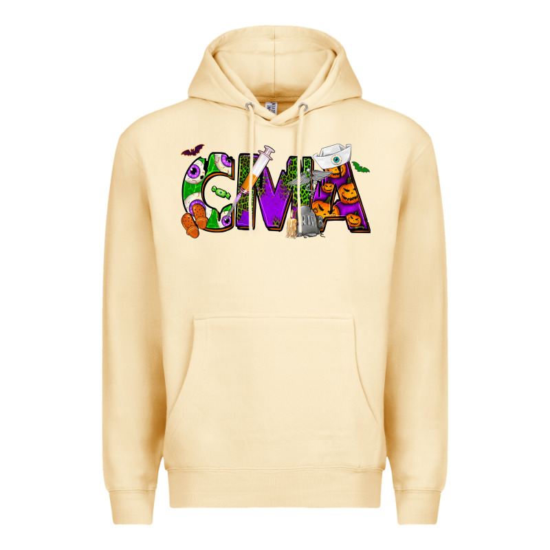 Halloween Cma Certified Medical Assistant Premium Hoodie by NancyCooperArtShop | Teevron