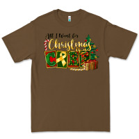Cacao all i want for christmas is cure childhood cancer Premium Tee - FaDigitalArtStudio