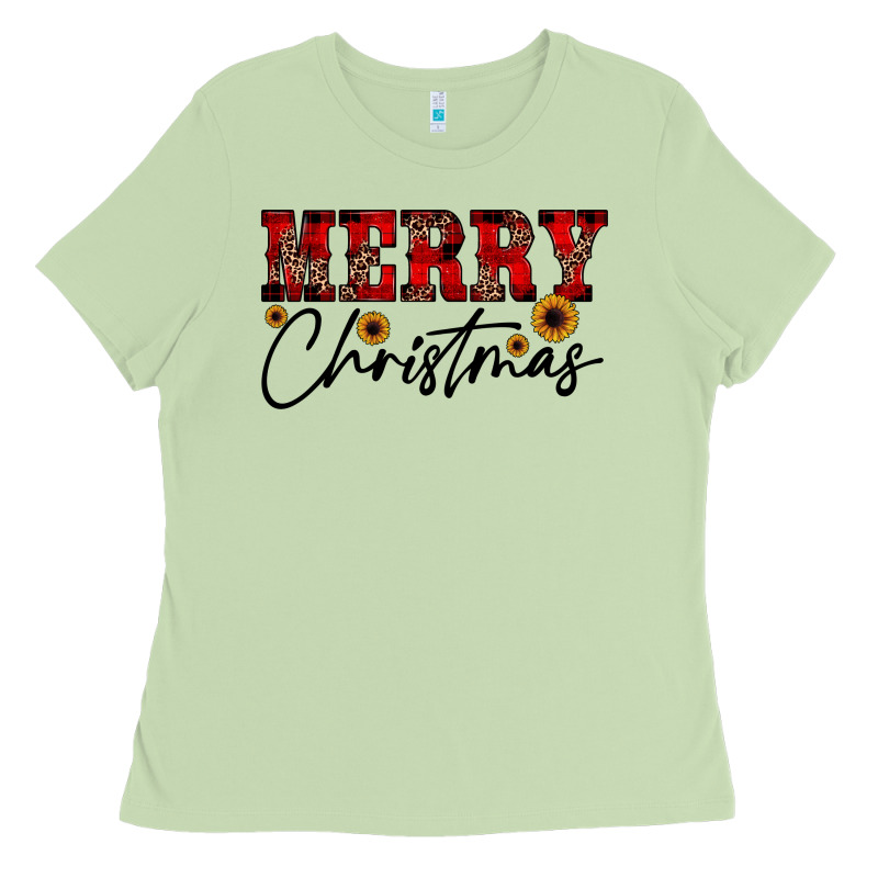 Merry Christmas Ladies Tee by JahusDesignShop | Teevron