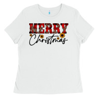White merry christmas Ladies Tee - JahusDesignShop