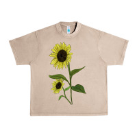 French Oak Buttercream Sunflower Urban Heavy Tee - LillyAllenDesigns