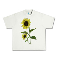 Pistachio Buttercream Sunflower Urban Heavy Tee - LillyAllenDesigns