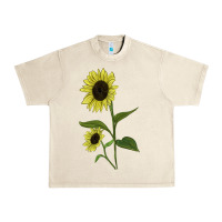 Sandshell Buttercream Sunflower Urban Heavy Tee - LillyAllenDesigns