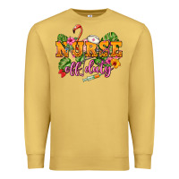 Antique Gold Nurse off duty Premium Sweatshirt - NancyCooperArtShop